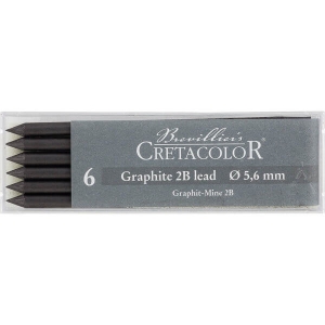 Confezione 6 Mine di Grafite da 5,6 MM Cretacolor