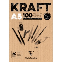Blocco Clairefontaine Kraft Avana 120gr